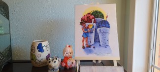 9x12 Snoball print